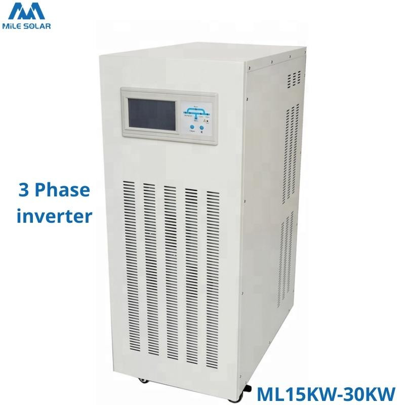 Three Phase solar Inverter 15kw 20kw 30kw 40kw 50kw 60kw 200KW 380V 400V for solar power system